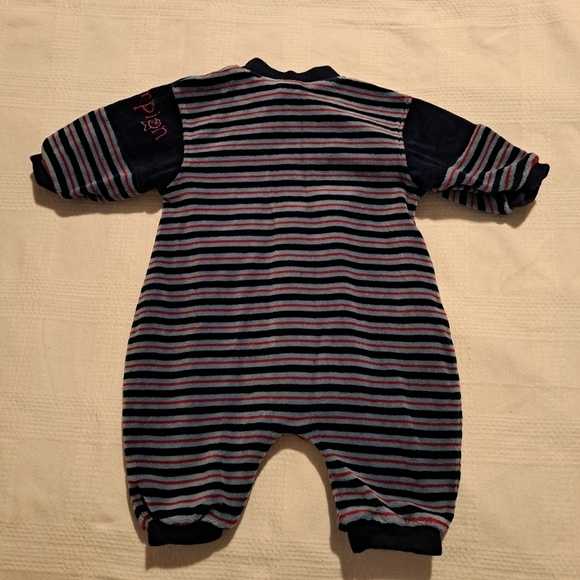 Oshkosh B'Gosh 5-12 lbs velour romper Vintage - Picture 6 of 8